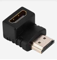 ADAPTADOR UNIÓN HDMI M-H TIPO CODO