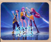 PAD MOUSE HUNTRIX LAS GUERRERAS DEL K-POP 26X21CM