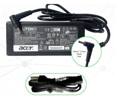 CARGADOR ACER- 19V 3.42 65W PUNTA FINA (0042)
