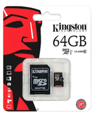 MEMORIA MICRO SD 64GB KINGSTON