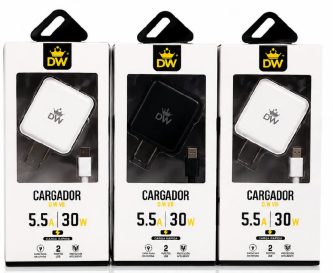 CARGADOR DW V8 30W 5.5A
